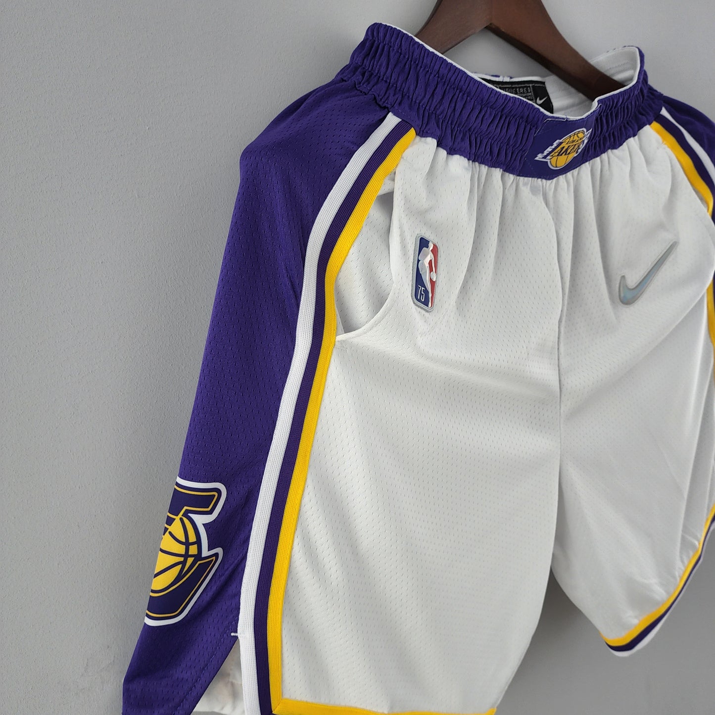 75th anniversary Los Angeles Lakers white NBA