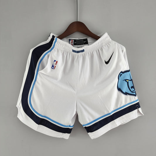 Memphis Grizzlies NBA Shorts White