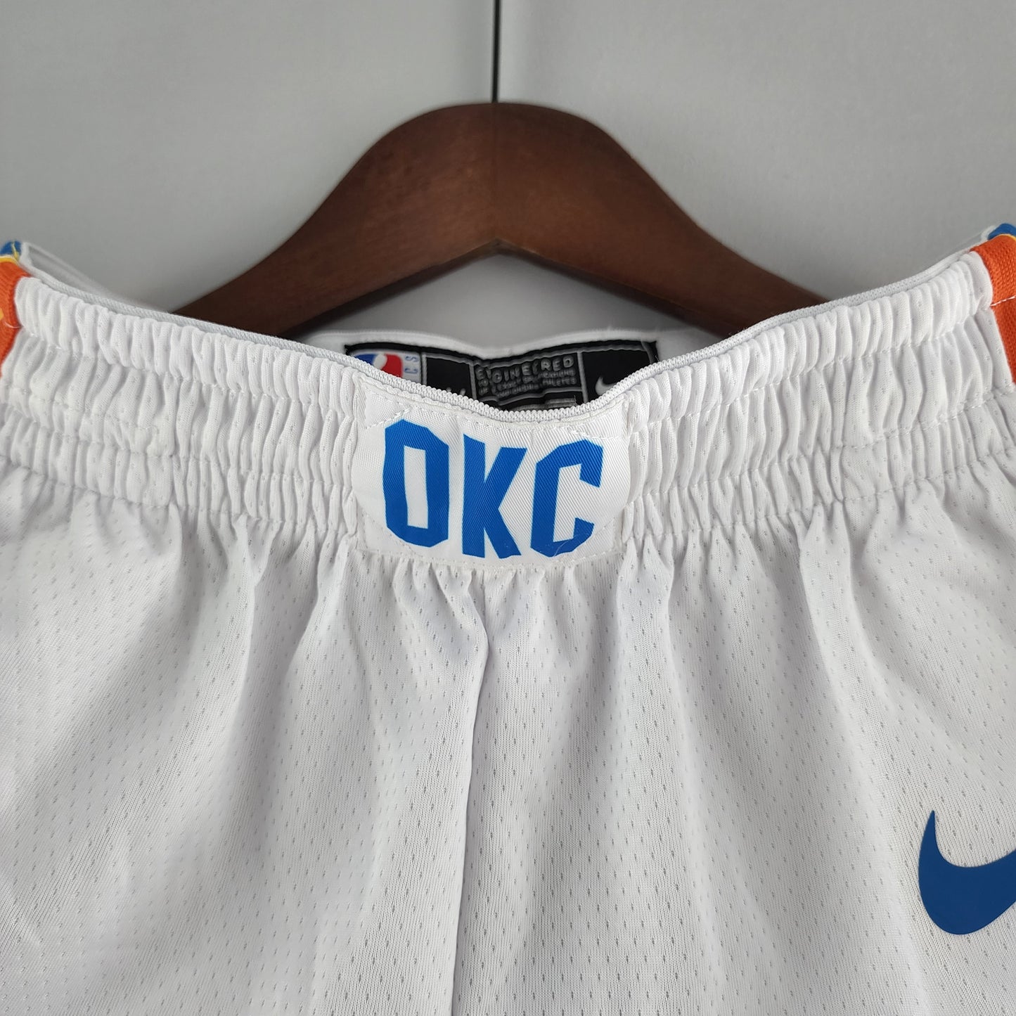 Oklahoma City Thunder NBA Shorts White