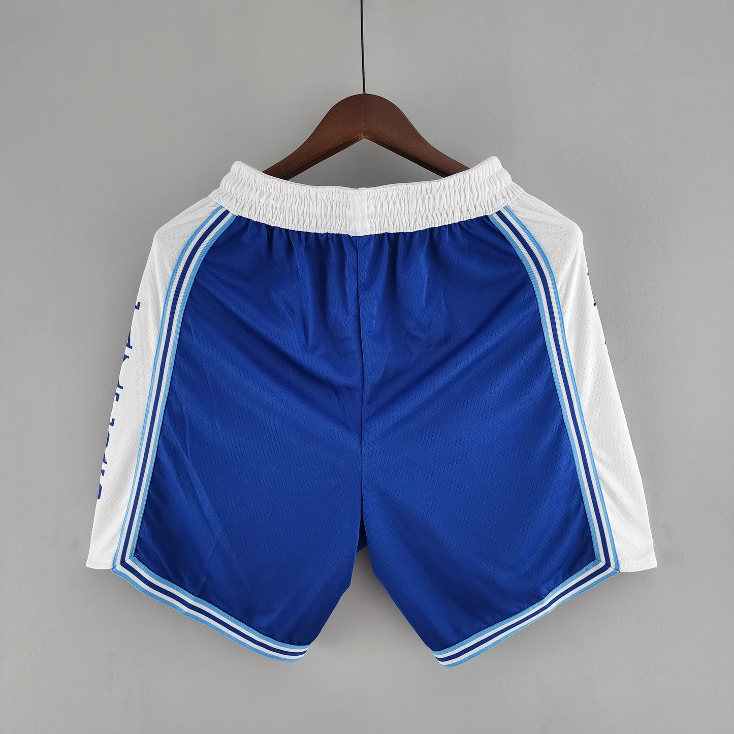 Los Angeles Lakers retro NBA Shorts Blue White Trim