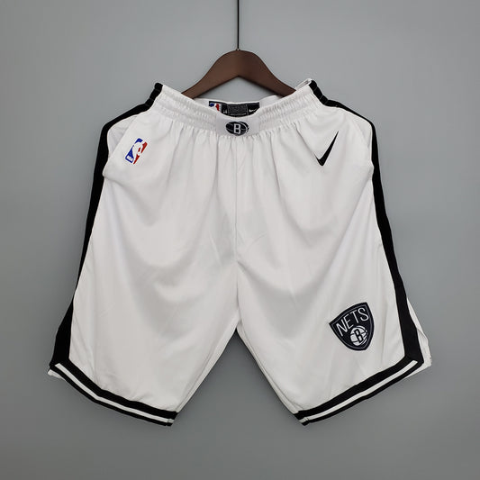 Nets White Shorts