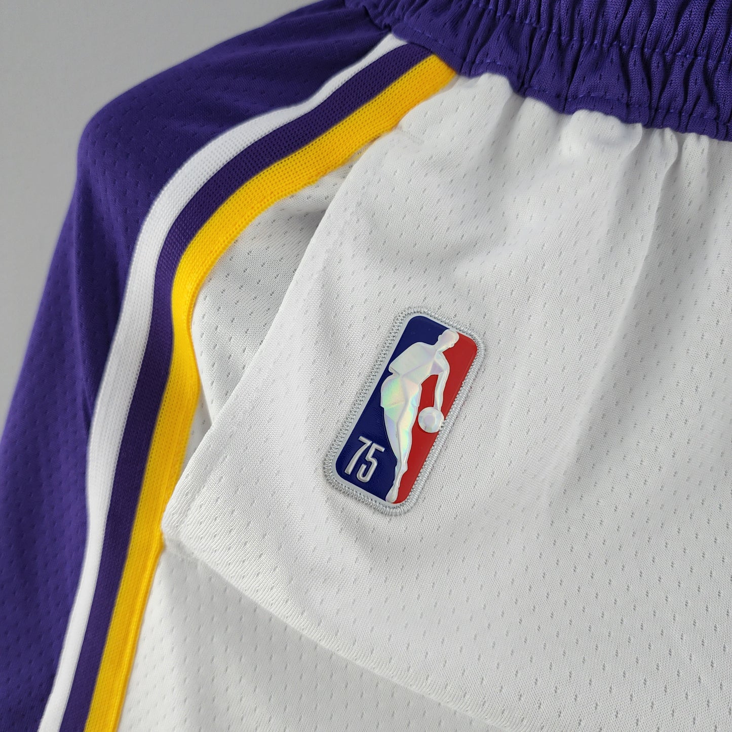 75th anniversary Los Angeles Lakers white NBA